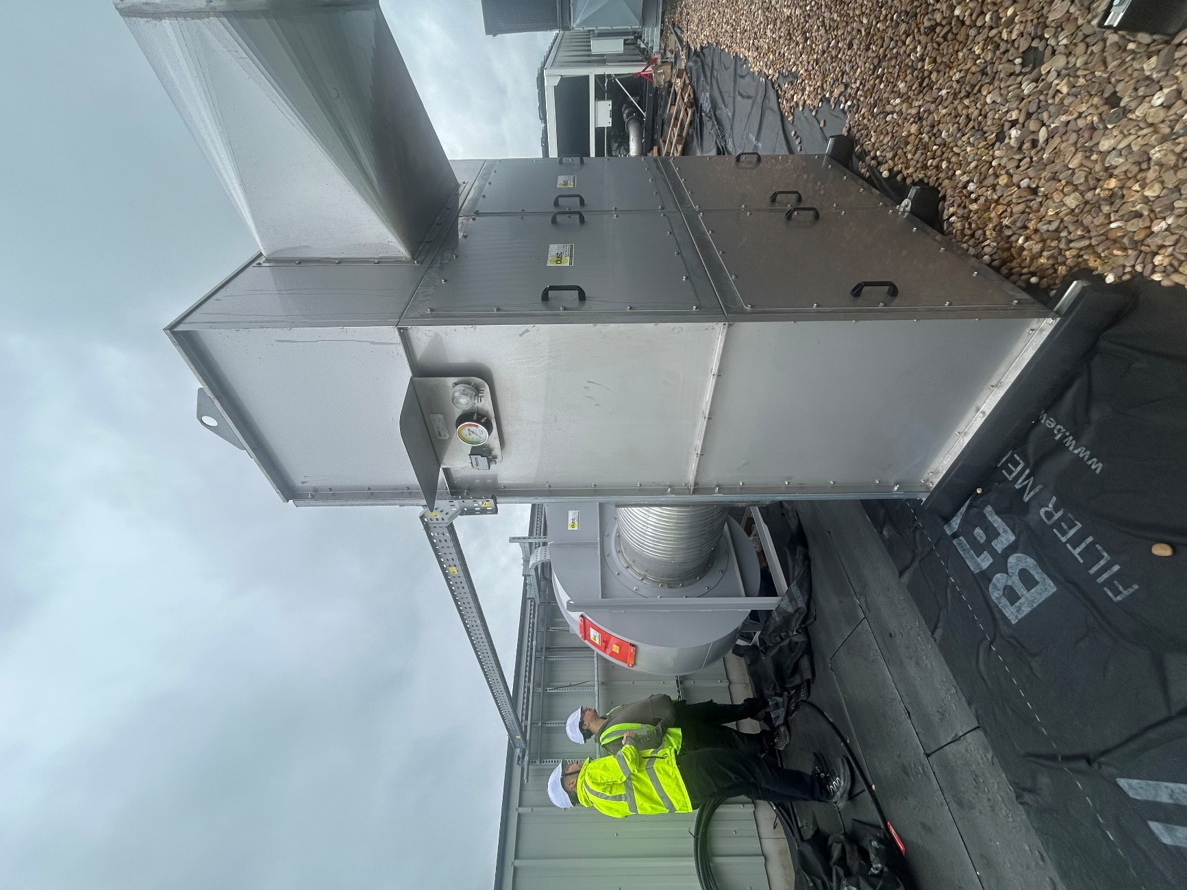 Fume extraction of fertiliser and other chemical
