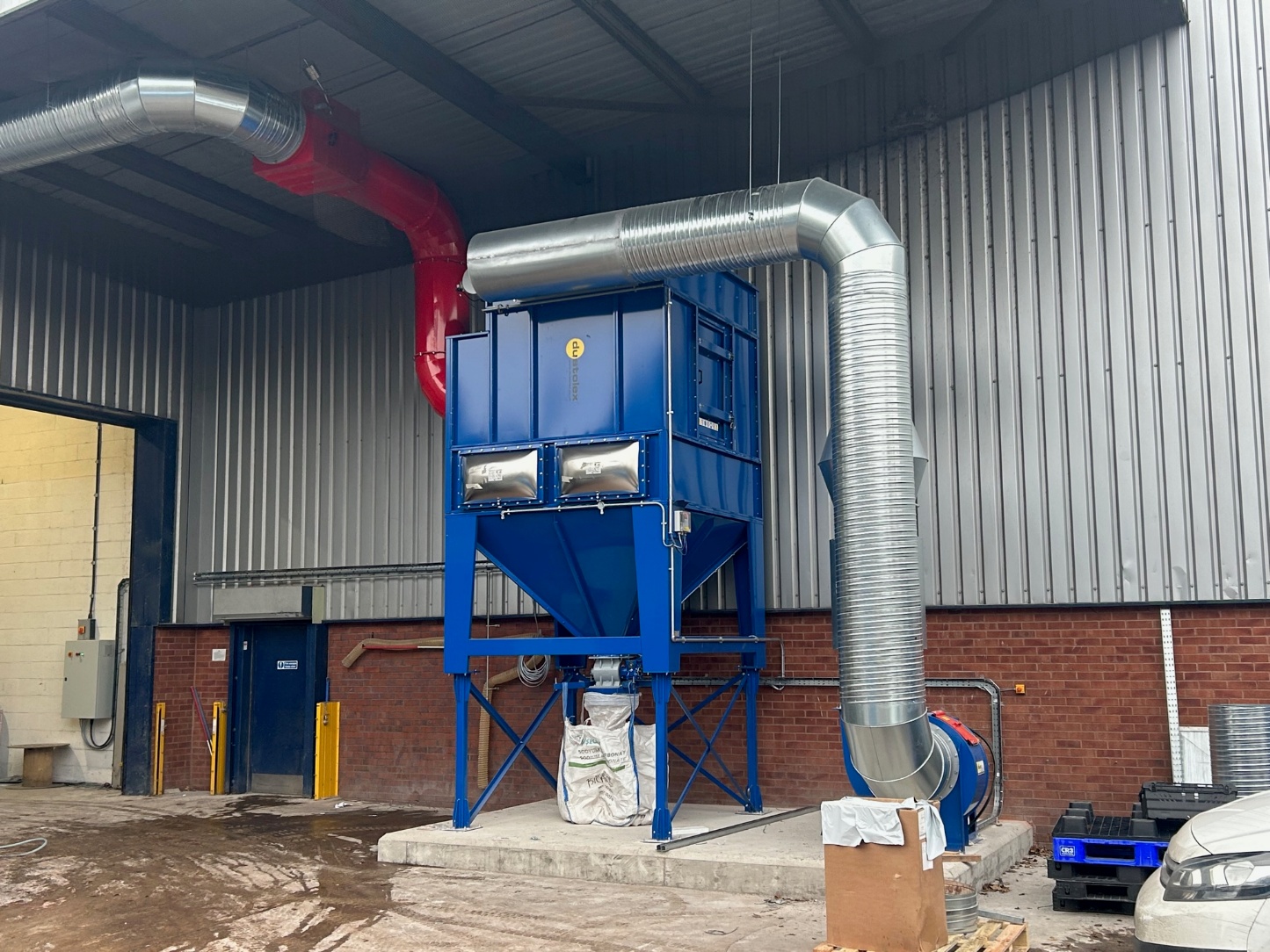 ATEX Powder mixing dust extraction for food industry