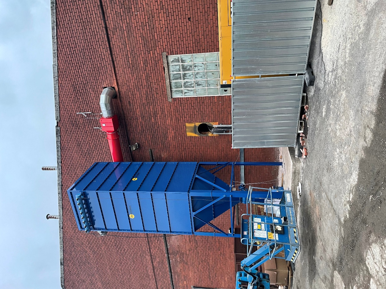 Atex plastic and rubber shredding dust extraction for recycling industry