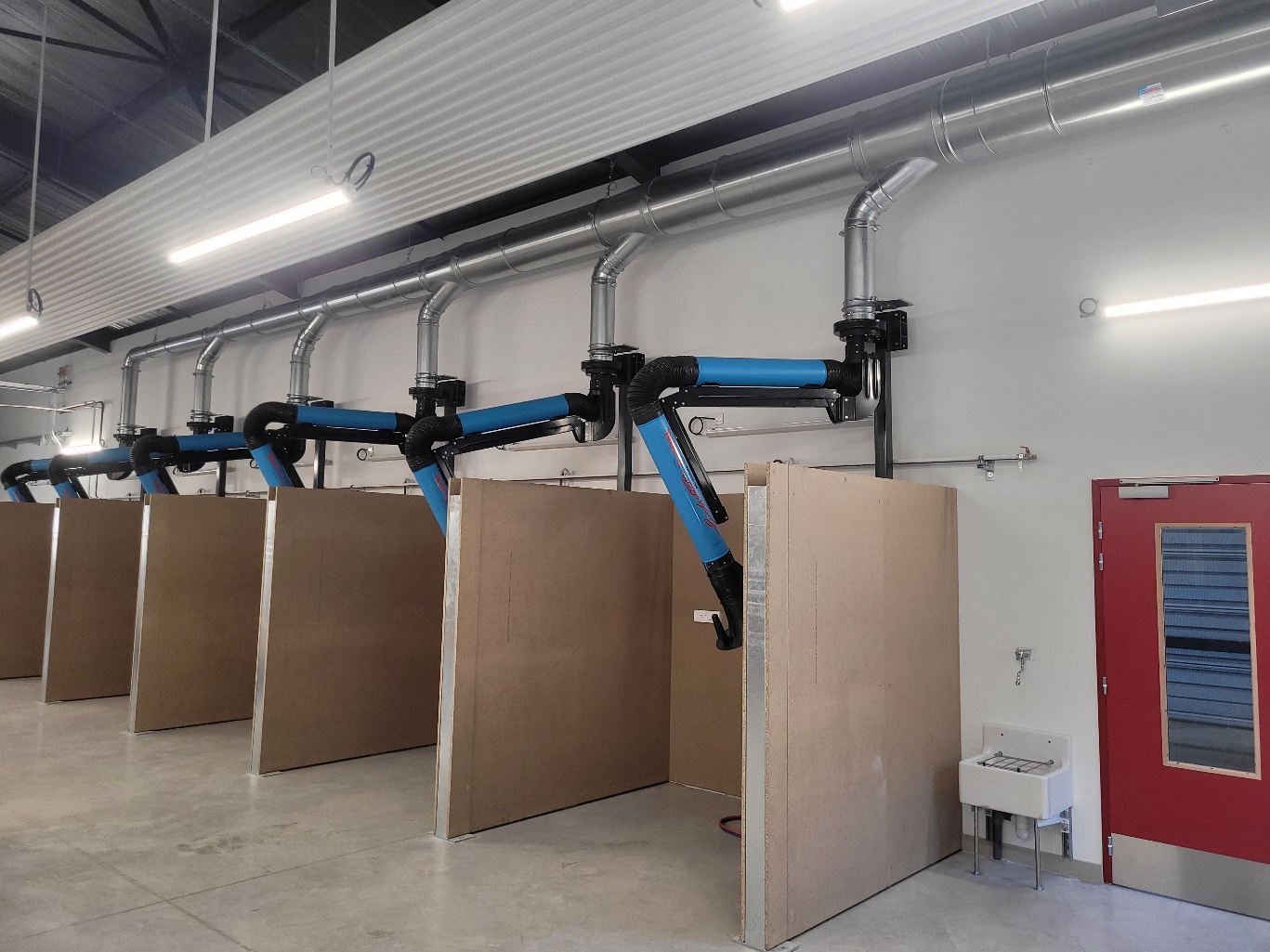 Centralised welding extraction system