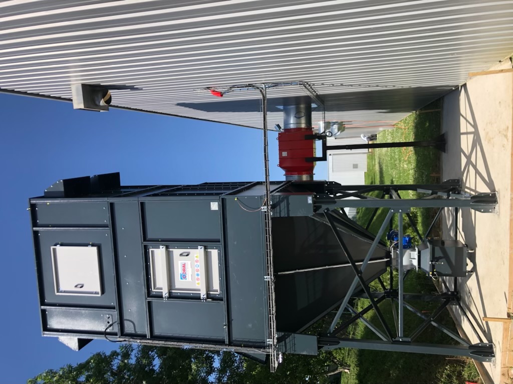Atex dust extraction for a seat manufacturer