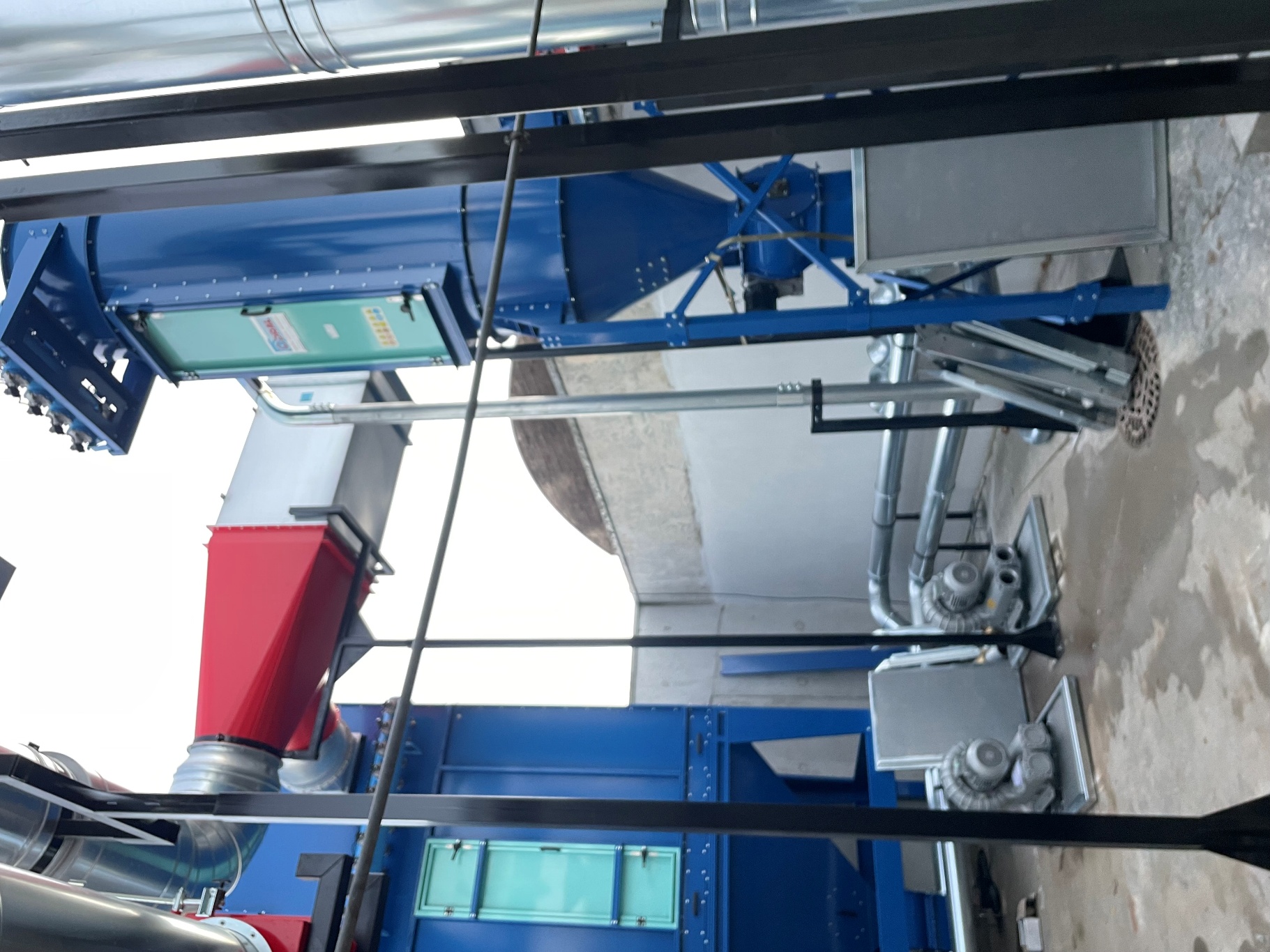 ATEX wood extraction system for municipal technical centre