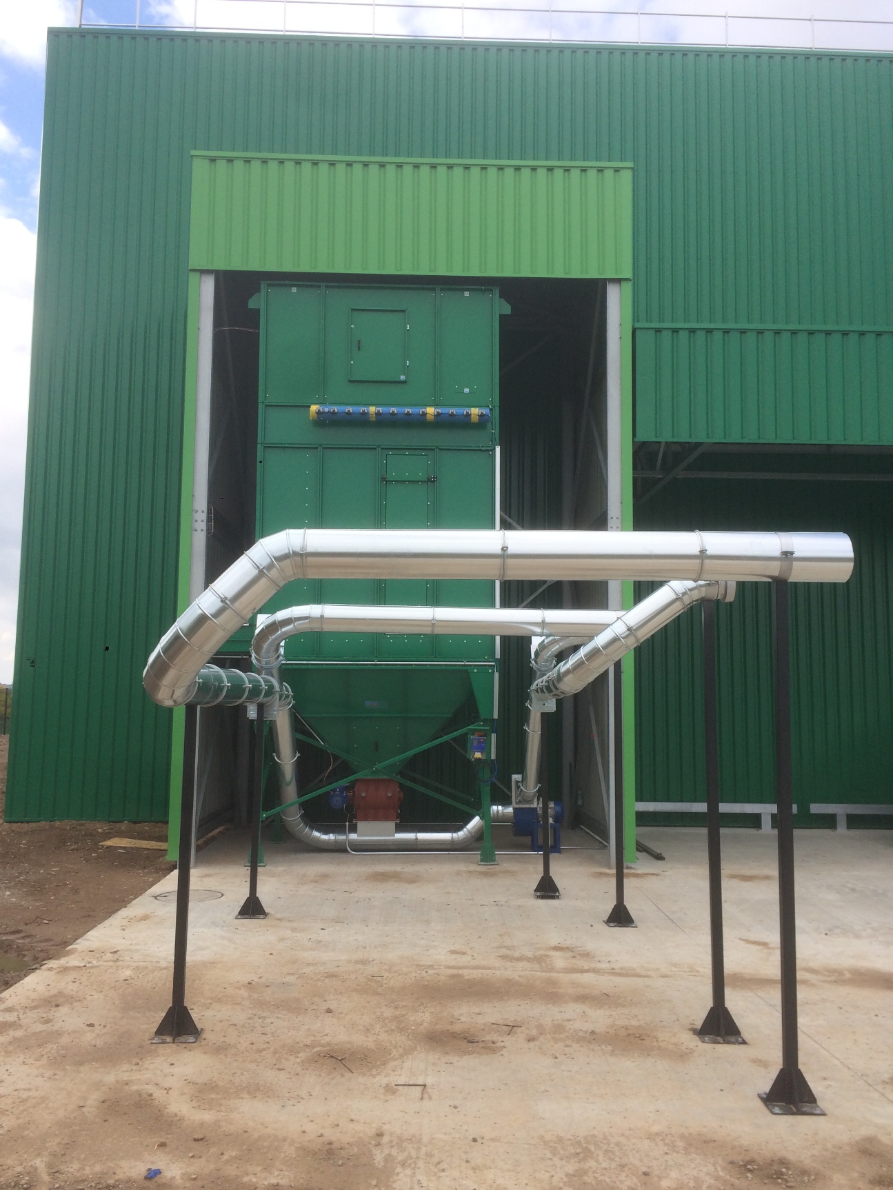 ATEX wood extraction for industrial wood packaging and case making