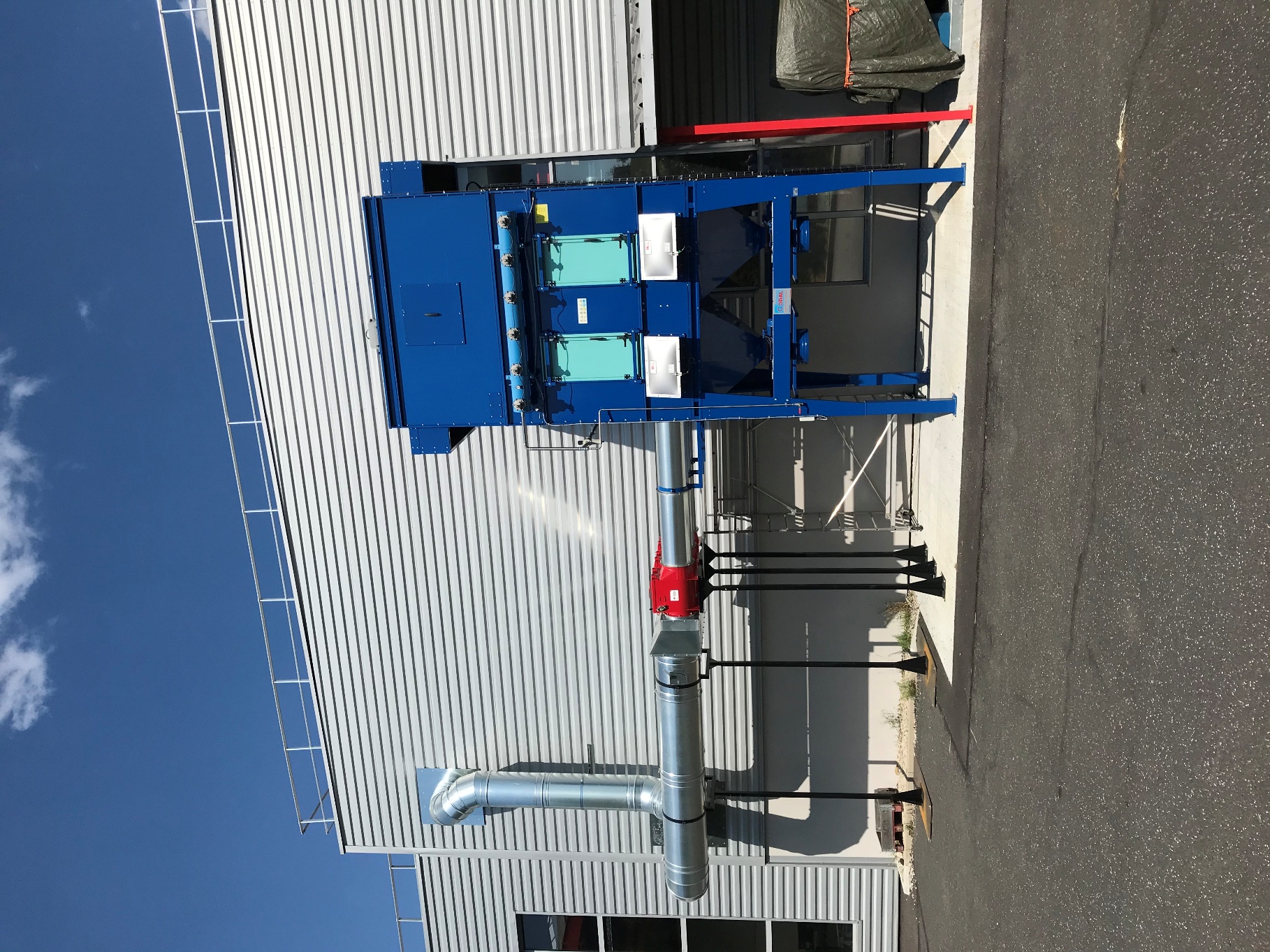ATEX aluminium / steel cuting extraction
