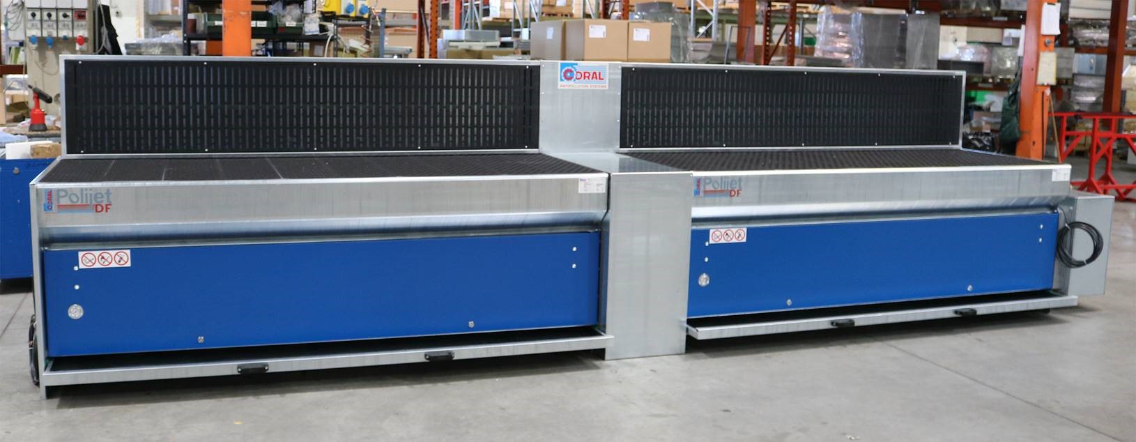 Extraction bench for a maintenance workshop