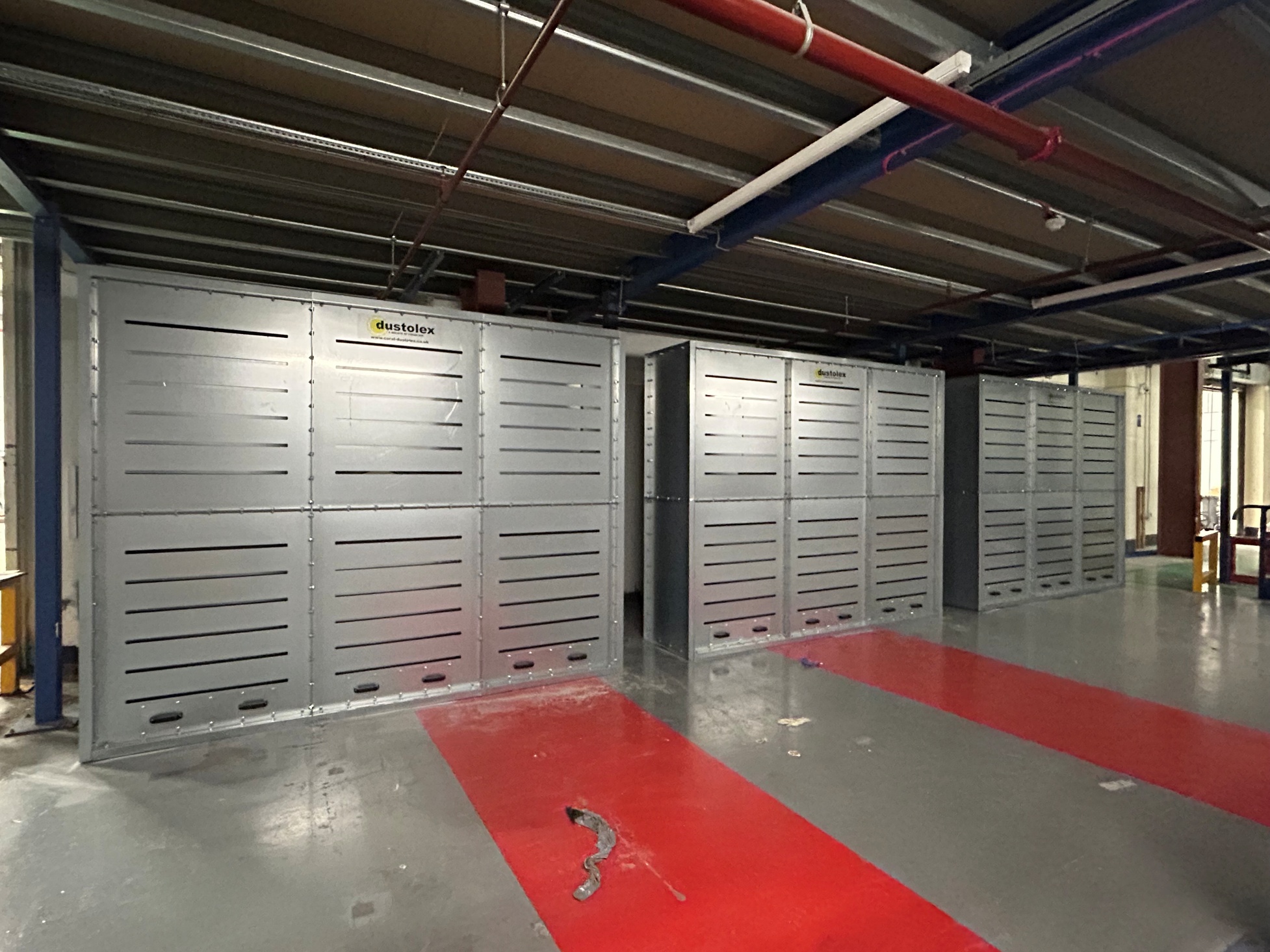 Dustolex extraction walls installed at Hilton Docker