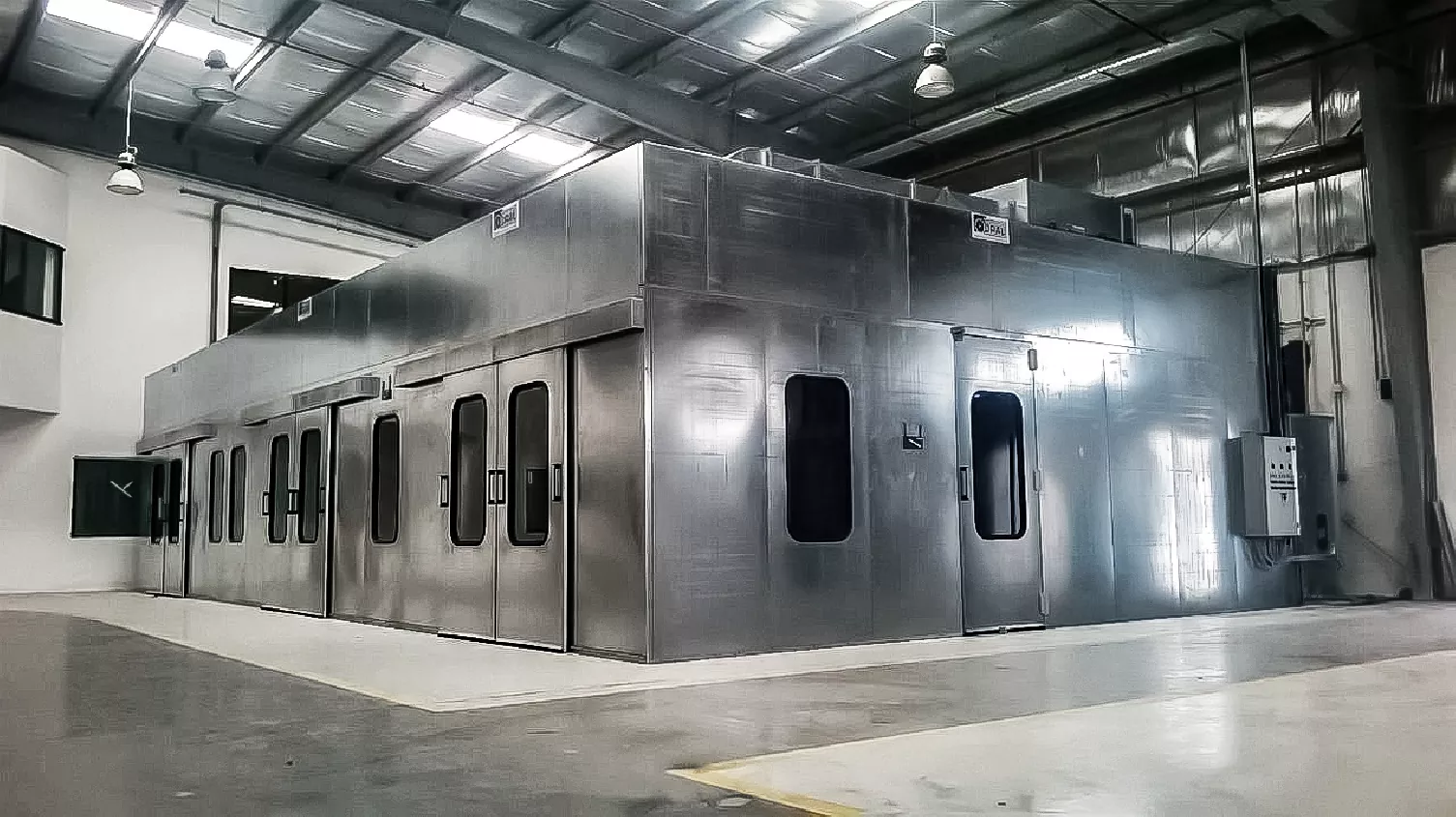 Pressurized Paint Booths